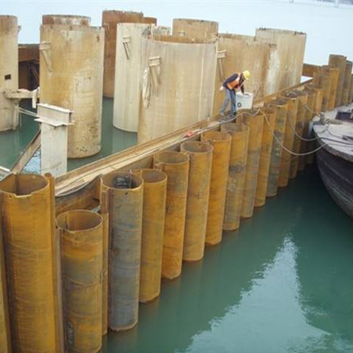 佛山钢护筒现场安装